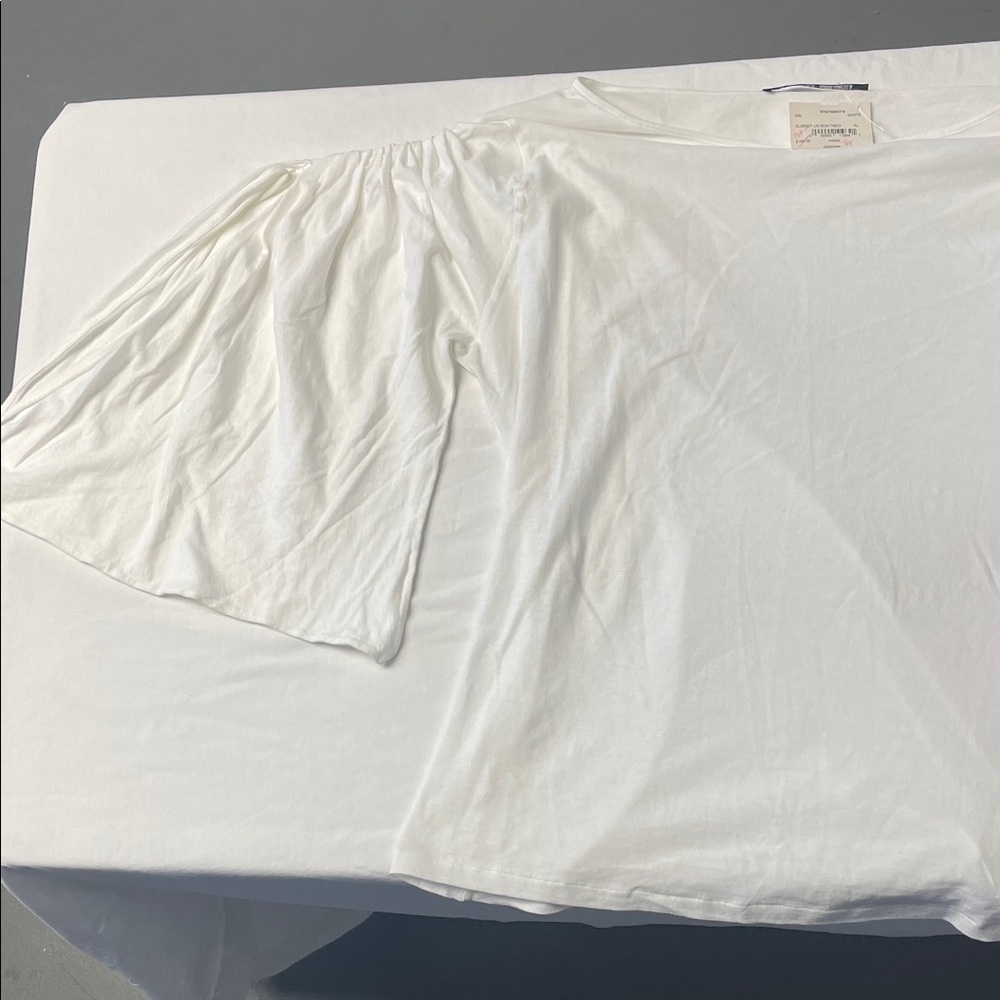 Hannes Roether White Long Sleeve Top